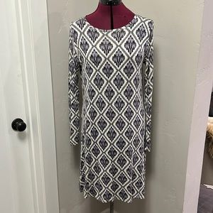 Long sleeve jersey dress